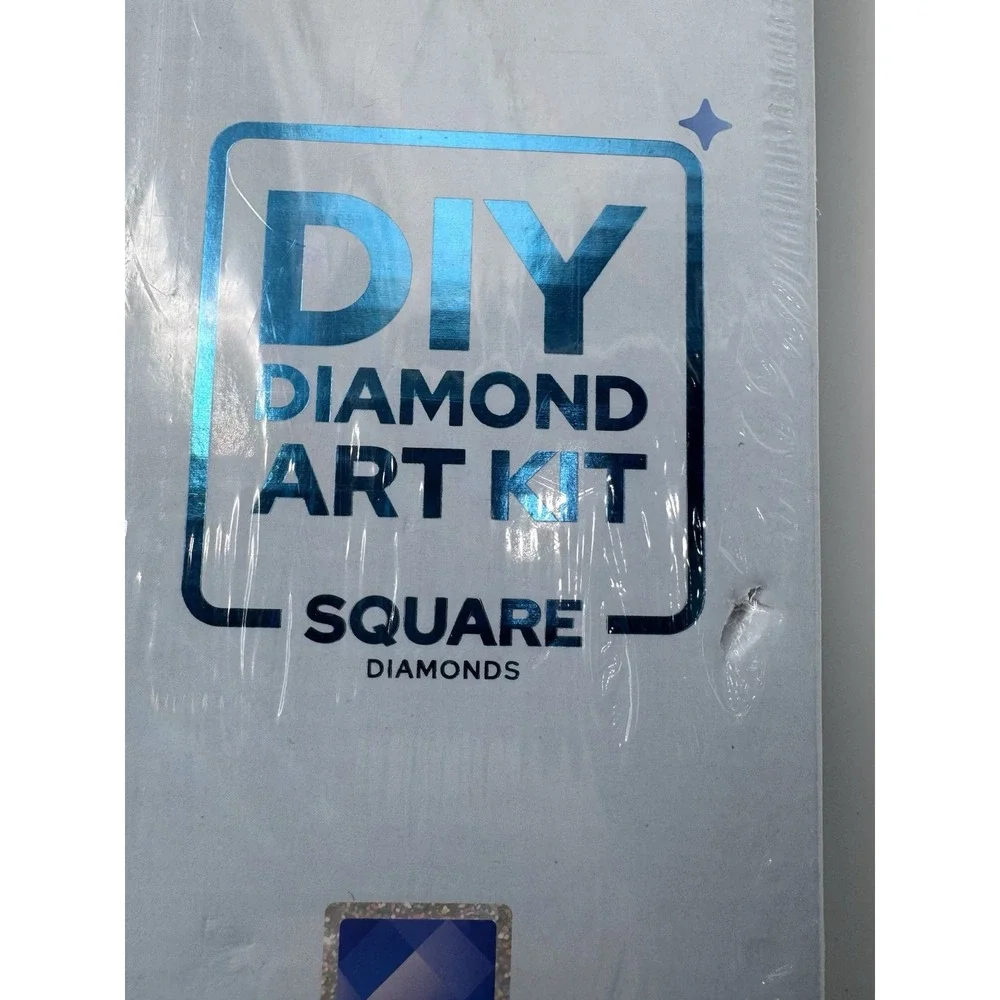 RARE Diamond Art Club BEACH CHRISTMAS TREE DIY Diamond Art Kit 27.6